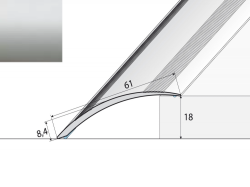 Prechodov� profil A49 STRIEBRO 1m