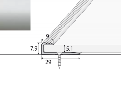 Ukon�ovac� profil C63 STRIEBRO 2,7m (5mm)