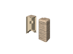 Roh vonkaj�� EGGER E36 Dub �edo Hned� 6cm