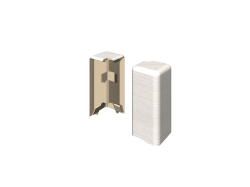 Roh vonkaj�� EGGER E31 Dub Biely 6cm