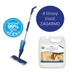 Bona Premium Spray Mop na dreven podlahy + 4 litrov isti ZADARMO