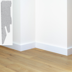 Soklov� li�ta Egger biela Cubical L201 60 x 14 x 2400mm