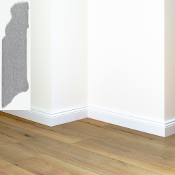 Soklov� li�ta Egger biela profilovan� L201 70 x 18 x 2400mm